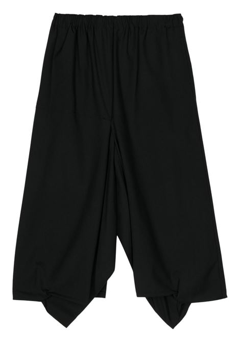 Pantaloni con cavallo basso in nero Comme Des Garçons - donna COMME DES GARCONS | GMP0031